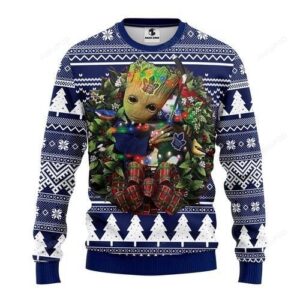 Nhl Toronto Maple Leafs Groot Hug Ugly Christmas Sweater
