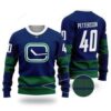 NHL Vancouver Canucks Pettersson 40 Ugly Sweater