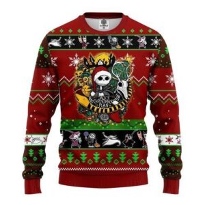 Nightmare Before Christmas For Unisex Ugly Christmas Sweater
