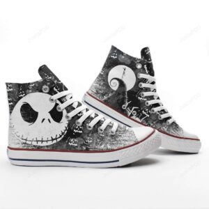 Nightmare before Christmas Tim Burton Jack Skellington High Top Shoes