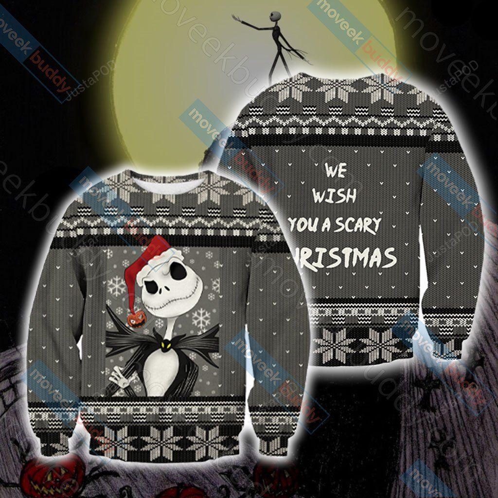Nightmare Before Christmas Ugly Christmas Sweater Nightmare Before Christmas Ugly Christmas Sweater