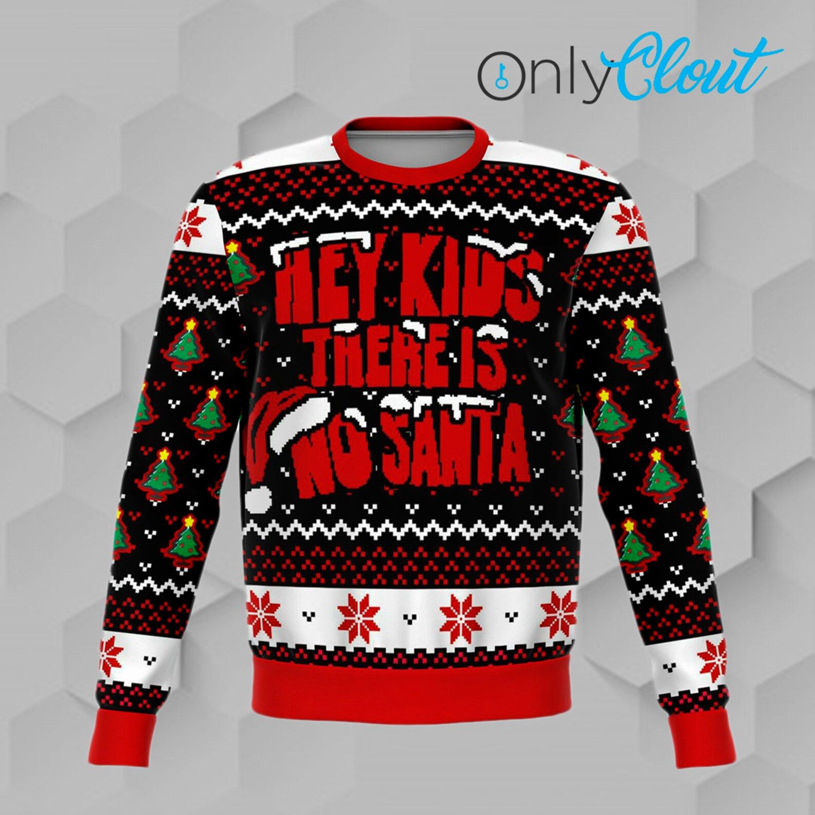 No Santa Funny Ugly Christmas Sweater No Santa Funny Ugly Christmas Sweater