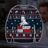 No Soup For You Knitting Pattern For Unisex Ugly Christmas Sweater