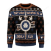 Not Kill Me Should Run Viking Mythology Ugly Christmas Sweater