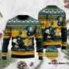 Oakland Athletics Charlie Brown Snoopy Wear Football Jersey Ugly Christmas Sweater