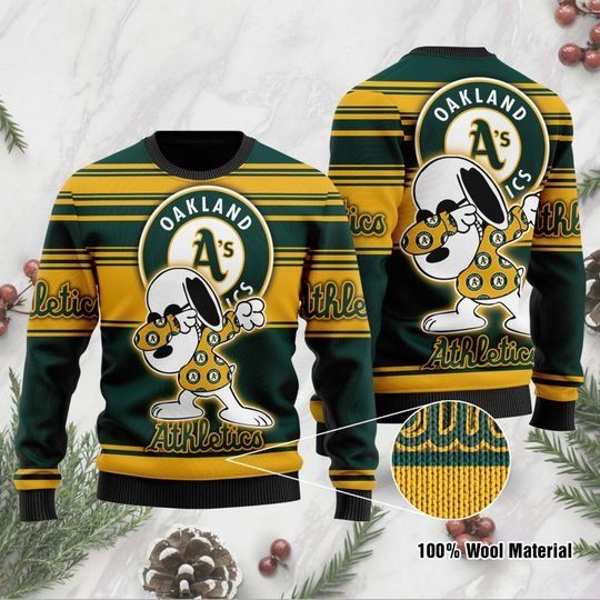 Oakland Athletics Christmas For Fans Ugly Christmas Sweater Oakland Athletics Christmas For Fans Ugly Christmas Sweater