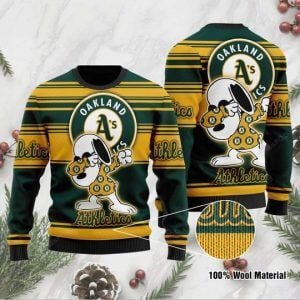 Oakland Athletics Ugly Christmas Sweater