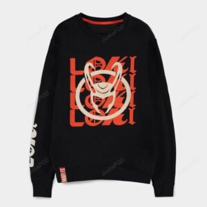 Official Marvel Loki Logo Ugly Sweater