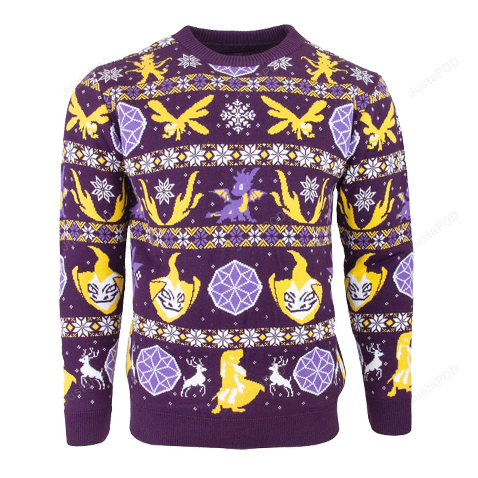 Official Spyro the Dragon Fairisle Christmas Ugly Sweater Official Spyro the Dragon Fairisle Christmas Ugly Sweater