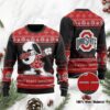 Ohio State Buckeyes Snoopy Dabbing Ugly Christmas Sweater