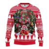 Ohio State Buckeyes Tar Heels Tree Christmas Ugly Sweater