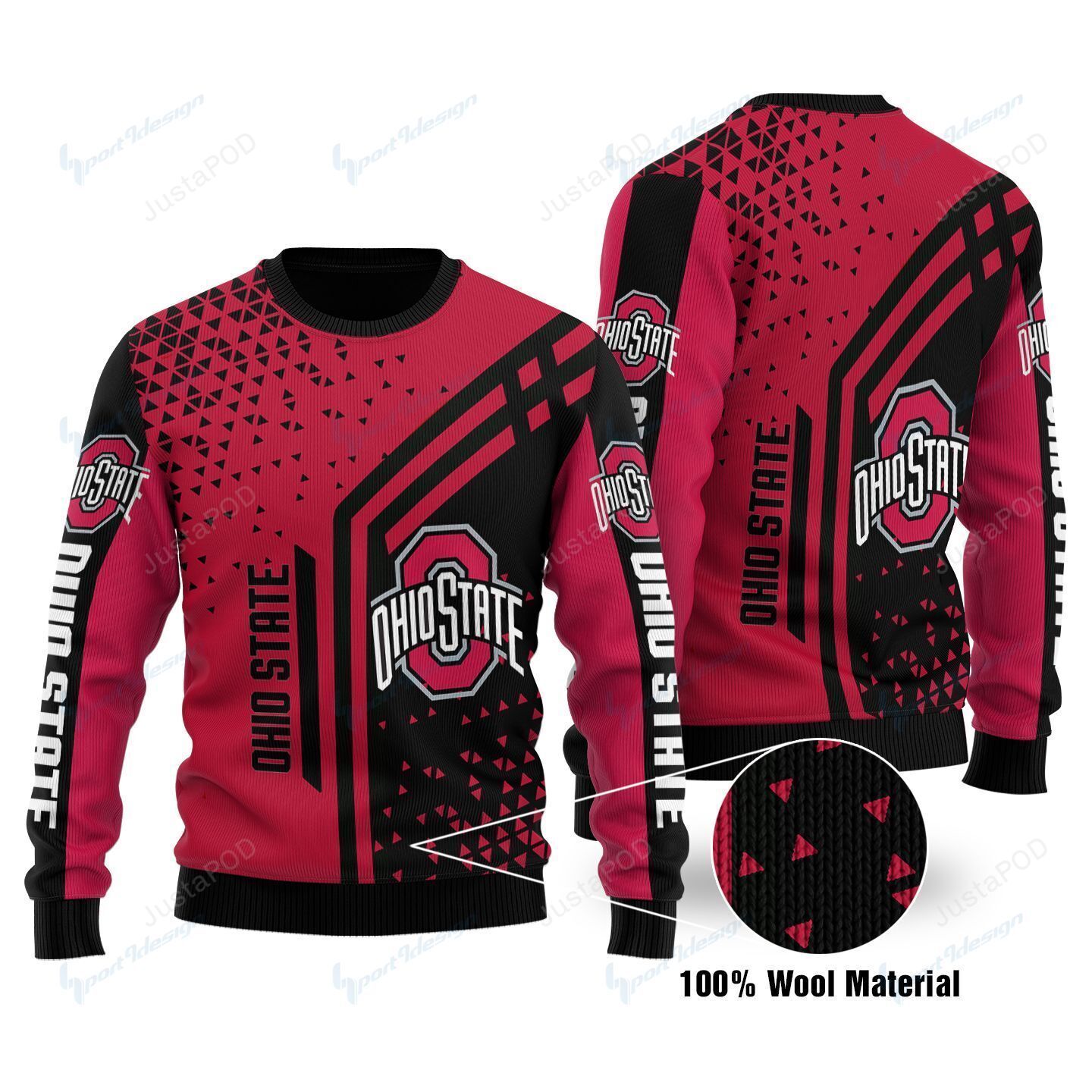 Ohio State Buckeyes Ugly Christmas Sweater Ohio State Buckeyes Ugly Christmas Sweater