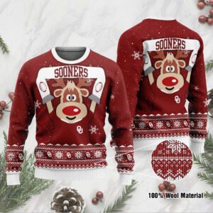 Oklahoma Sooners Funny Ugly Christmas Sweater