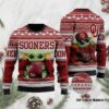 Oklahoma Sooners Grogu Baby Yoda Hug Logo Ugly Christmas Sweater