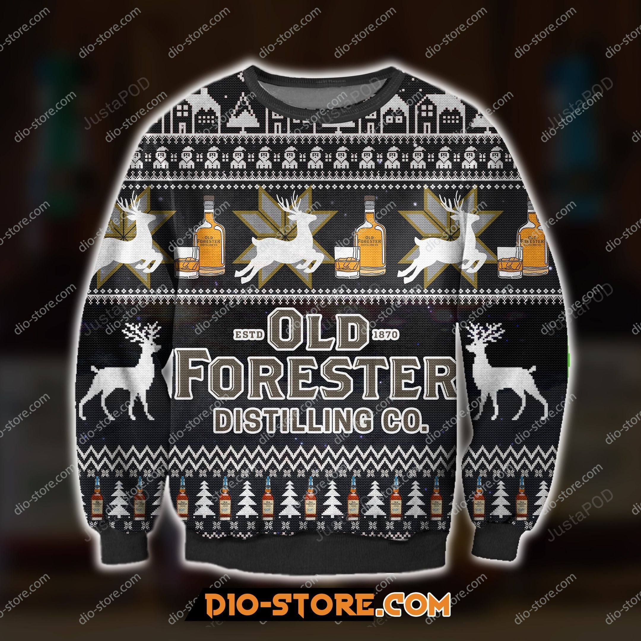 Old Forester Knitting Pattern Ugly Christmas Sweater Old Forester Knitting Pattern Ugly Christmas Sweater