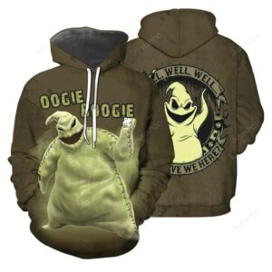 Oogie Boogie Well What Have We Here Nightmare Before Christmas 3D Hoodie
