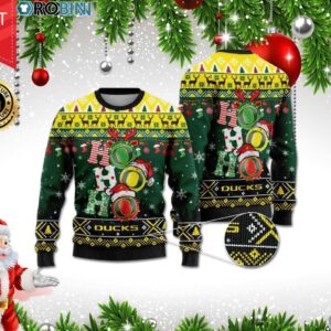 Oregon Ducks Ho Ho Ho Ugly Christmas Sweater