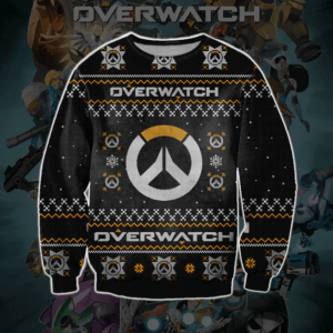 Overwatch Game Knitting Pattern For Unisex Ugly Christmas Sweater