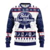 Pabst Blue Beer Ugly Christmas Sweater