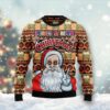 Peace And Love Christmas Santa Claus Ugly Christmas Sweater