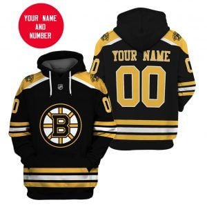 Personalized Custom Name And Number Boston Bruins For Unisex Ugly Christmas Sweater