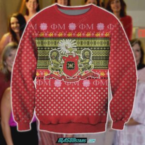 Phi Mu 3D Print Knitting Pattern Ugly Christmas Sweater