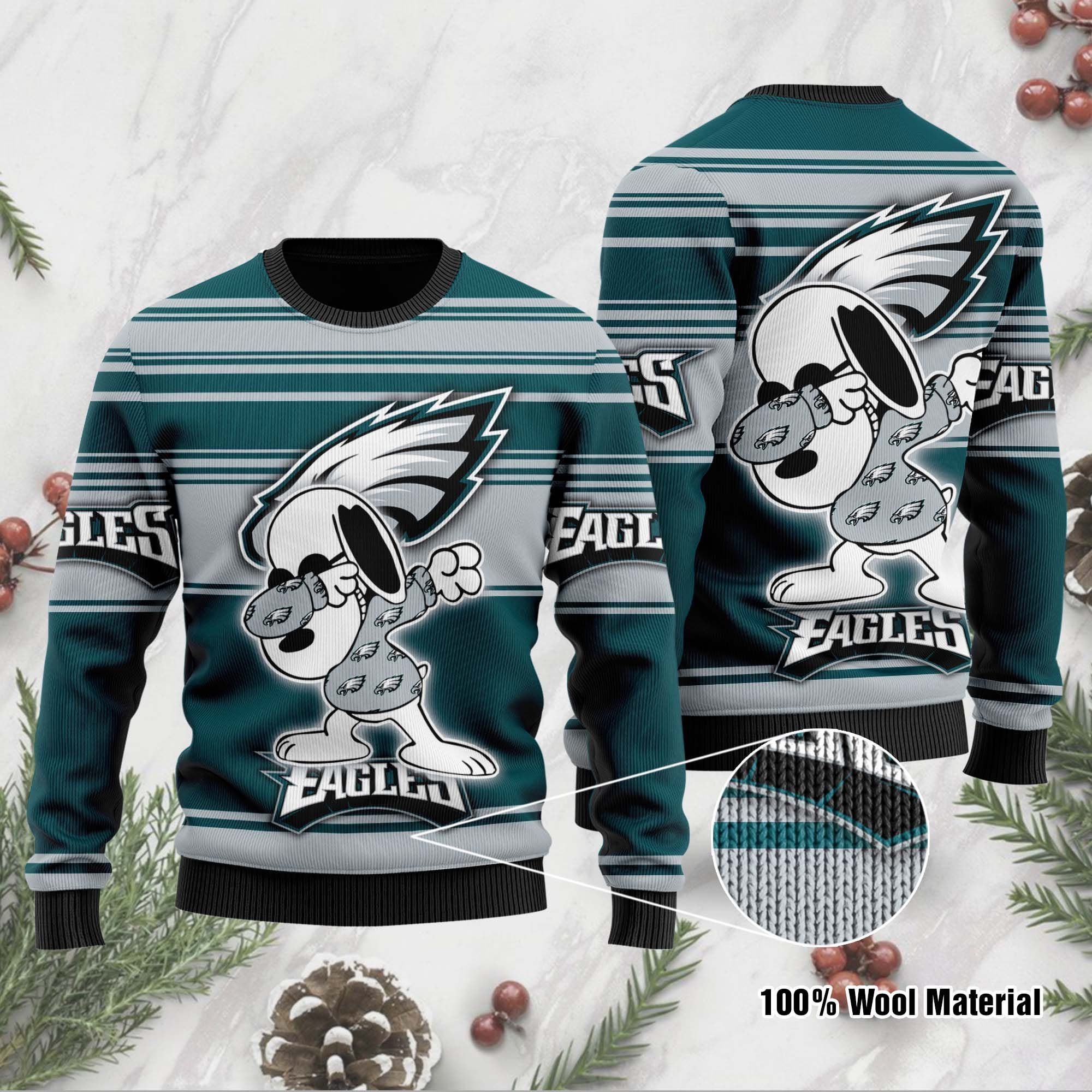 Philadelphia Eagles D Full Printed Sweater Shirt For Football Fan NFL Jersey Ugly Christmas Sweater Philadelphia Eagles D Full Printed Sweater Shirt For Football Fan NFL Jersey Ugly Christmas Sweater
