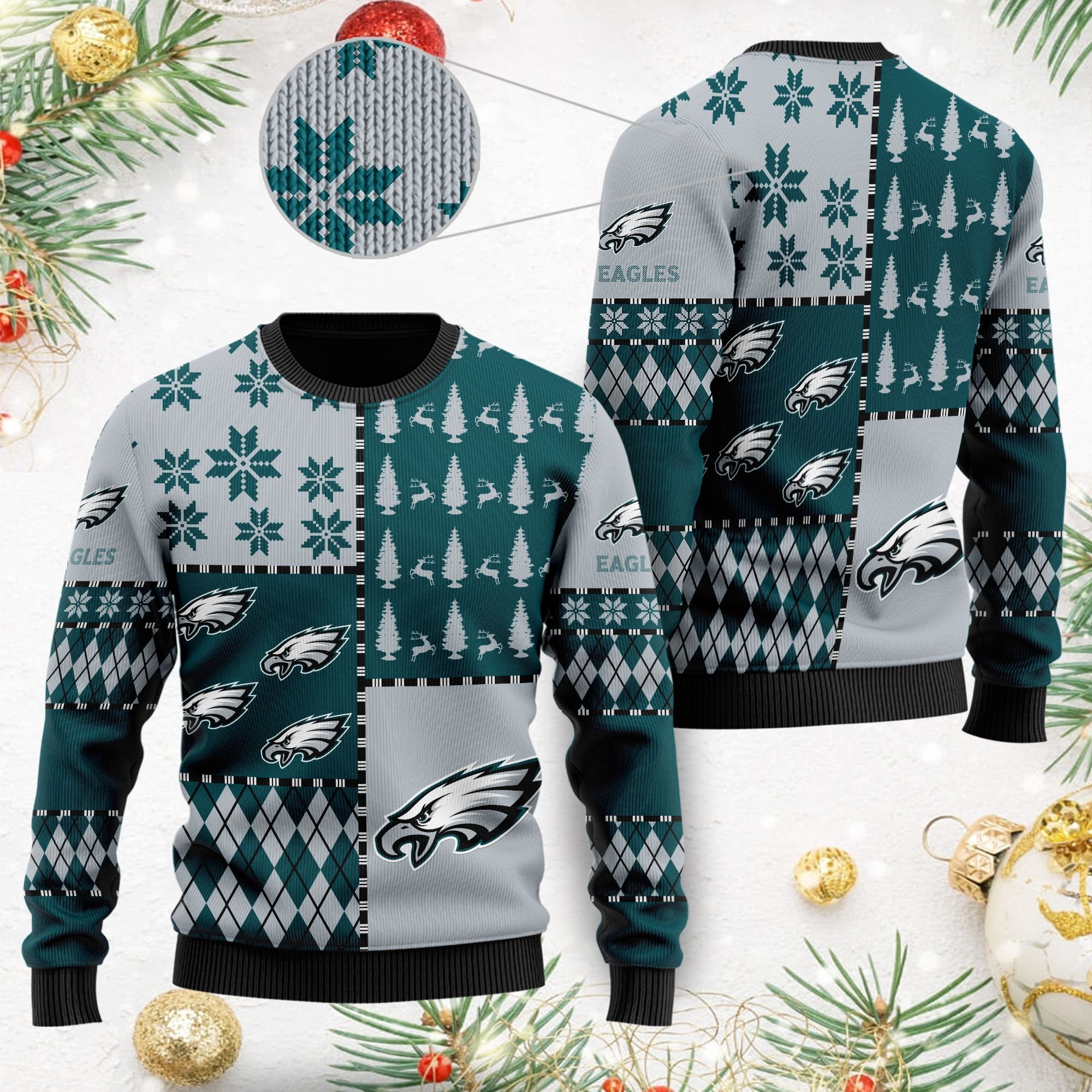 Philadelphia Eagless Full Size For Sale Best Christmas Gift For Eagles Fans Ugly Christmas Sweater Philadelphia Eagless Full Size For Sale Best Christmas Gift For Eagles Fans Ugly Christmas Sweater
