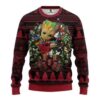 Phoenix Coyotes Groot Hug For Unisex Ugly Christmas Sweater