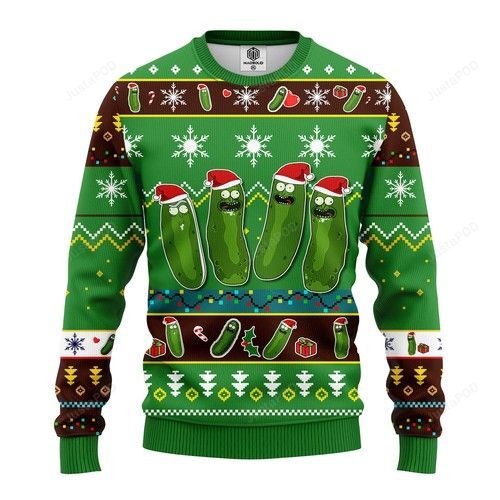 Pickle Rick Rick And Morty Christmas For Cartoon Lovers Ugly Christmas Sweater Pickle Rick Rick And Morty Christmas For Cartoon Lovers Ugly Christmas Sweater