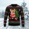 Pig gorgeous reindeer HZ102102 Ugly Christmas Sweater unisex womens & mens