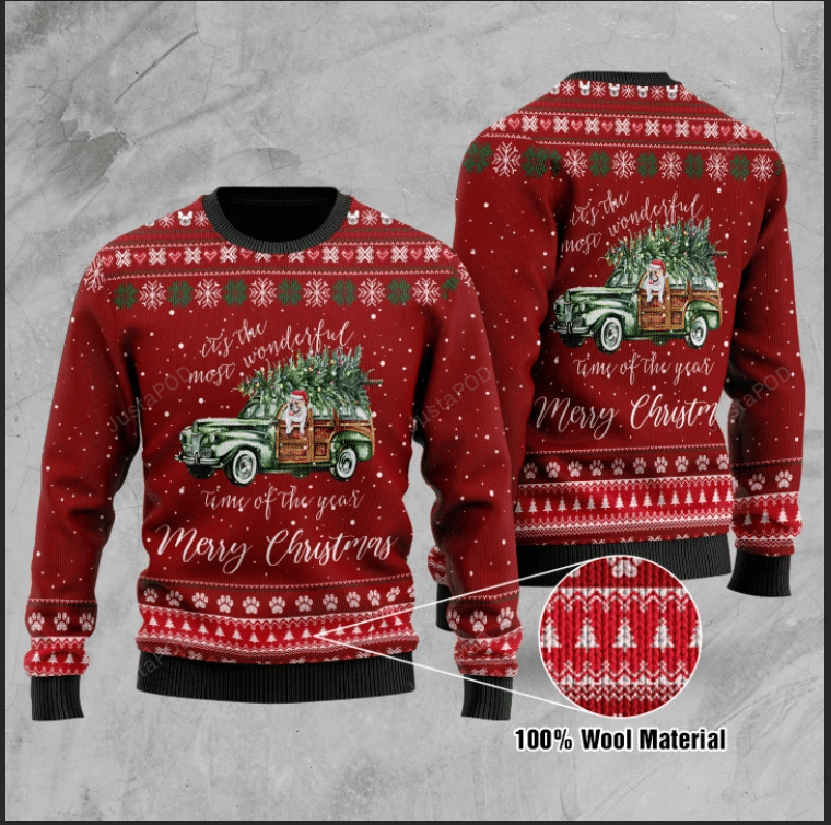 Pitbull – It’s The Most Wonderful Time Ugly Christmas Sweater Pitbull – It’s The Most Wonderful Time Ugly Christmas Sweater