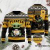 Pittsburgh Pirates Grogu Baby Yoda Hug Logo Ugly Christmas Sweater