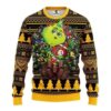 Pittsburgh Steelers Grinch Hug Ugly Christmas Sweater