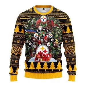 Pittsburgh Steelers Tree Christmas For Fans Ugly Christmas Sweater