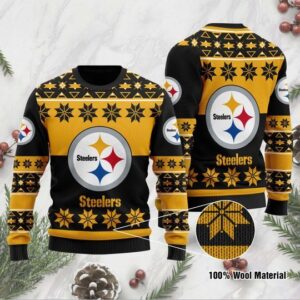 Pittsburgh Steelers Wool Christmas For Fans Ugly Christmas Sweater