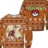 Pokemon Arcanine Ugly Christmas Sweater
