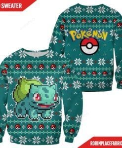Pokemon Bulbasaur Ugly Christmas Sweater