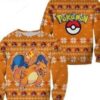 Pokemon Charizard Ugly Christmas Sweater