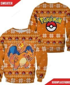 Pokemon Charizard Ugly Christmas Sweater