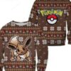 Pokemon Eevee Ugly Christmas Sweater