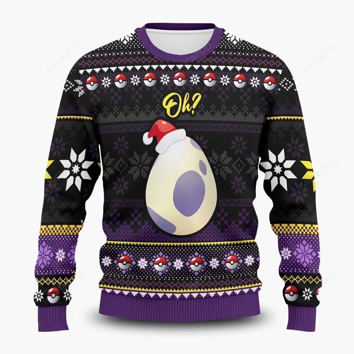 Pokemon Egg Ugly Christmas Sweater Pokemon Egg Ugly Christmas Sweater
