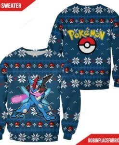 Pokemon Greninja Ugly Christmas Sweater