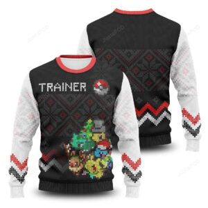 Pokemon League Ugly Christmas Sweater