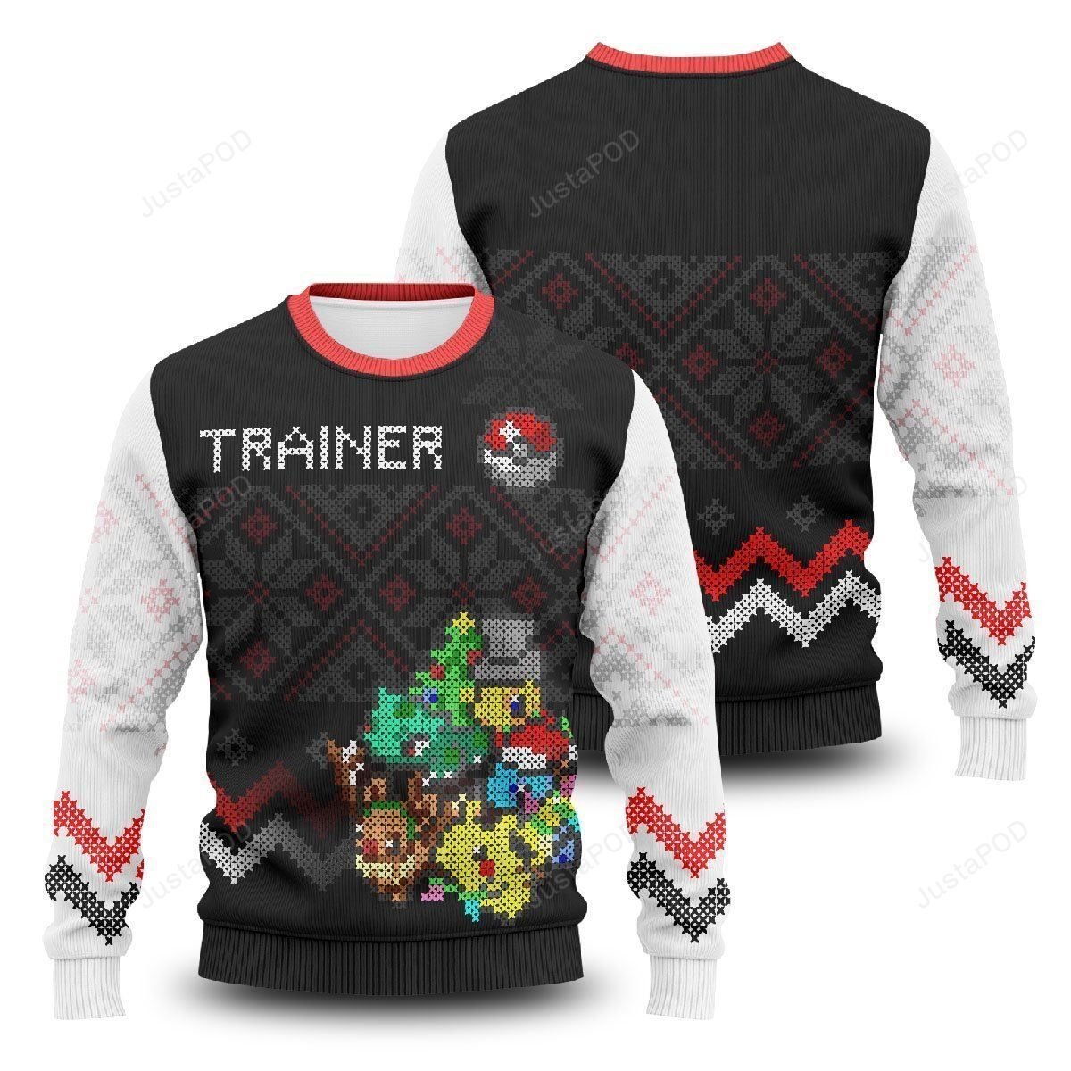 Pokemon League Ugly Christmas Sweater Pokemon League Ugly Christmas Sweater