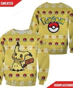 Pokemon Mimikyu Ugly Christmas Sweater
