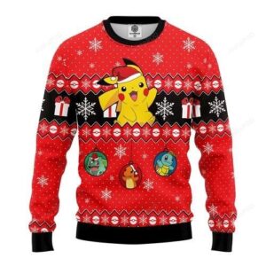 Pokemon Pikachu Ugly Christmas Sweater