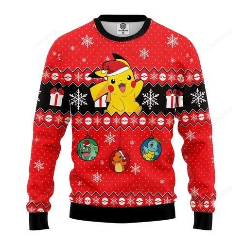 Pokemon Pikachu Ugly Christmas Sweater Pokemon Pikachu Ugly Christmas Sweater