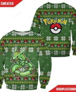 Pokemon Rayquaza Ugly Christmas Sweater
