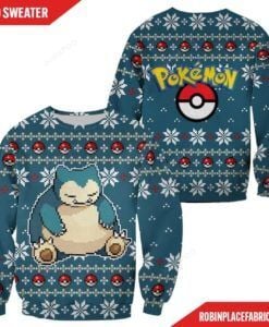 Pokemon Snorlax Ugly Christmas Sweater